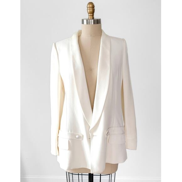 Yves Saint Laurent YSL Ivory Tuxedo Wedding Blazer Jacket Runway Autumn 2011 RTW - Picture 1 of 14